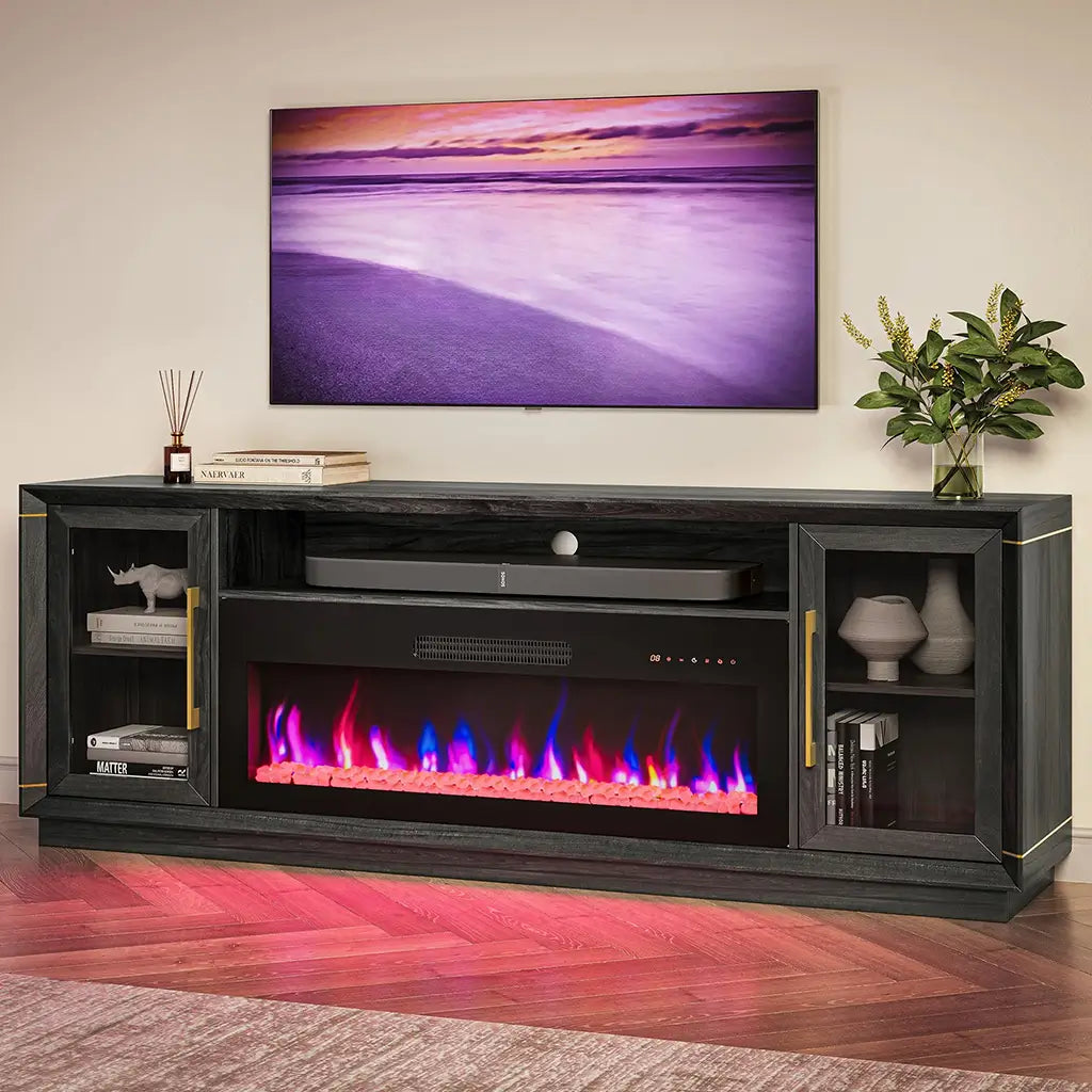 85-inch TV and TV stand