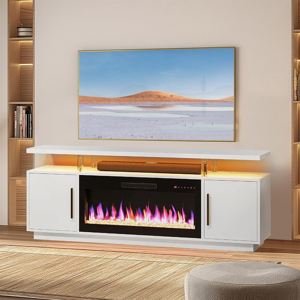 Avenue Modern Electric Fireplace TV Stand