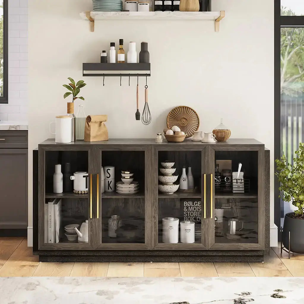 BELLEZE-Brixston-Sideboard-Buffet-Cabinet-with-Storage