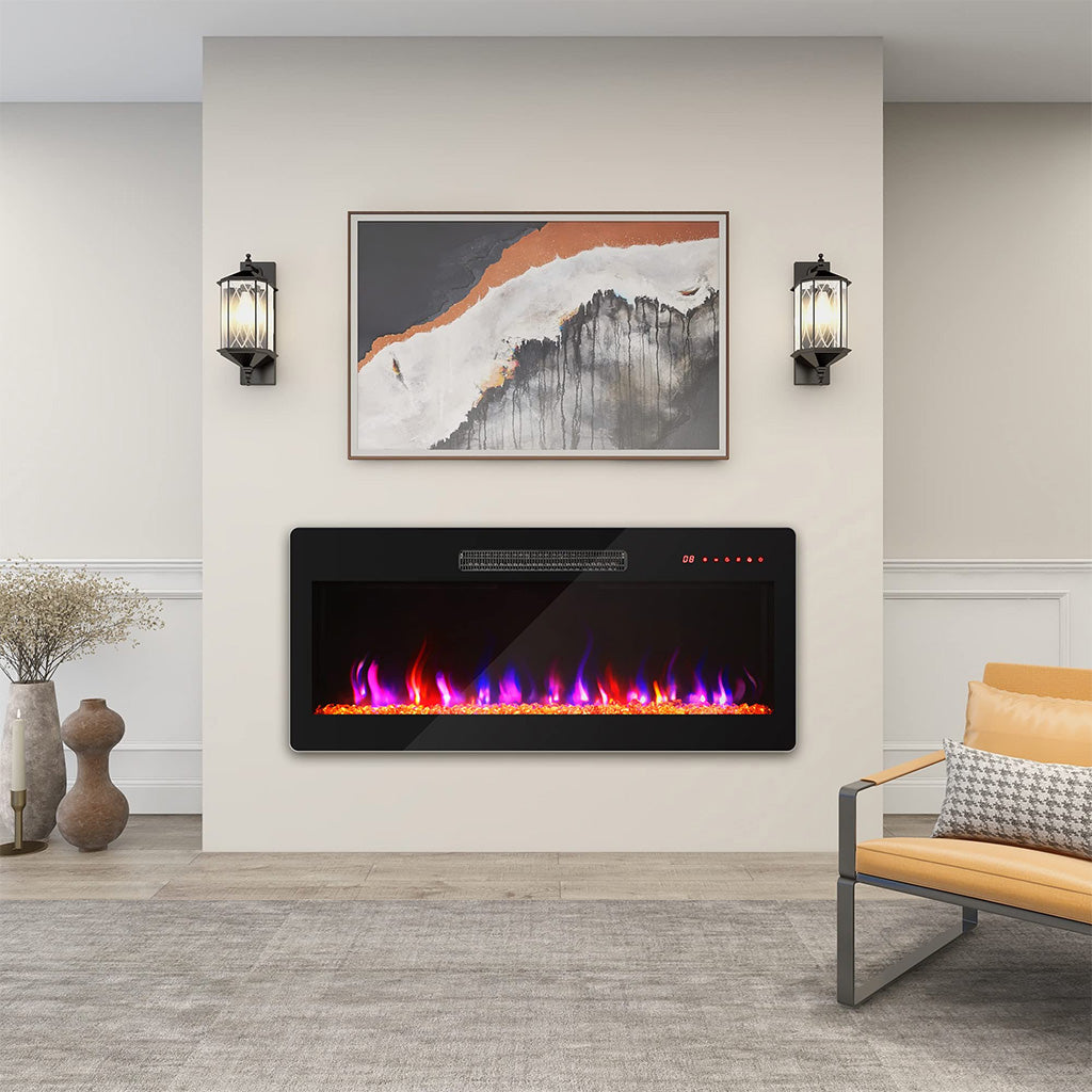 BELLEZE 36 inch Electric Fireplace Heater