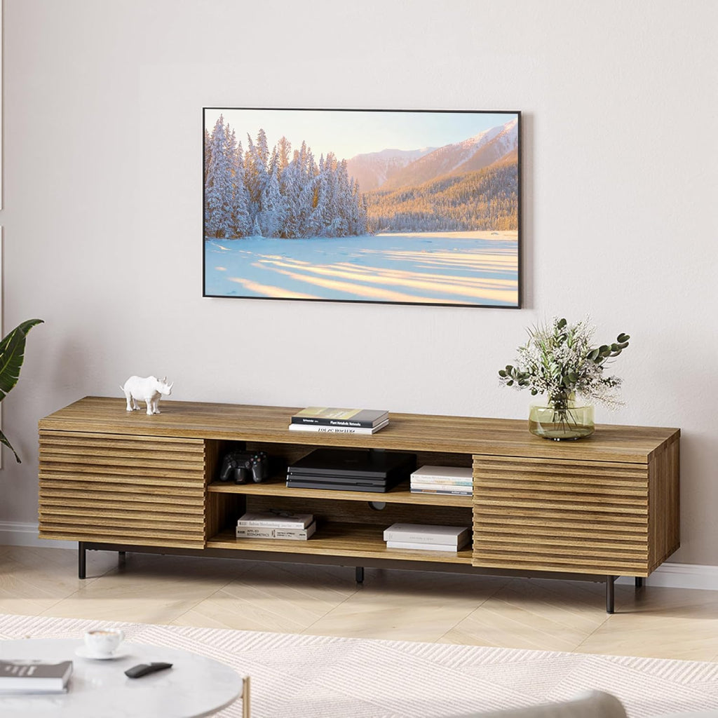 Rattan vs Fluted TV Stands: Make Your Choice
