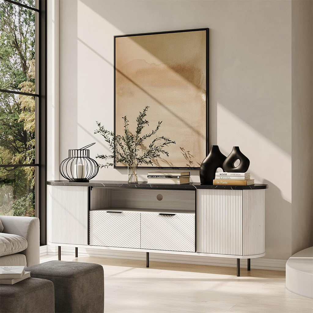 How to Decorate a TV Stand Without a TV