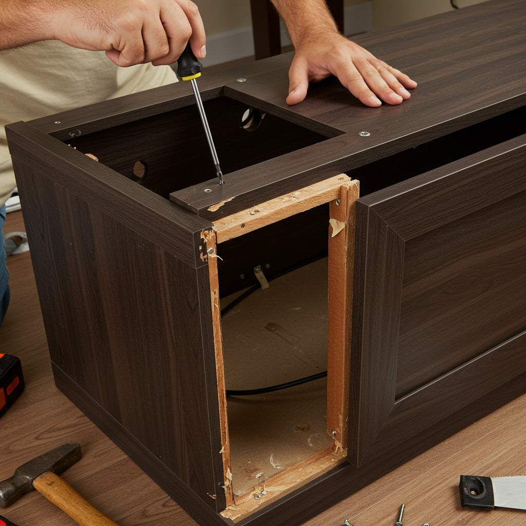 How to Fix a TV Stand?