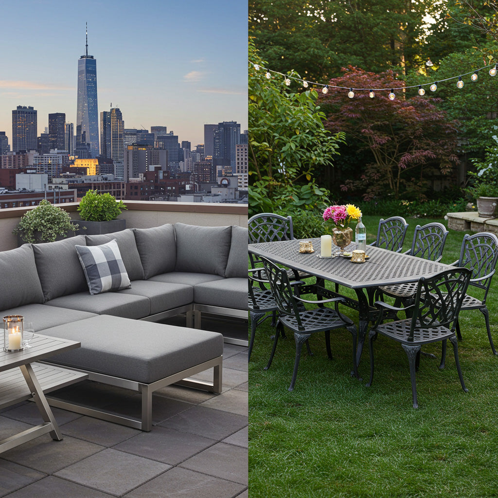 Stainless Steel vs Cast Aluminum Outdoor Furniture