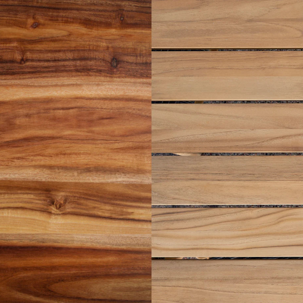 acacia wood vs teak