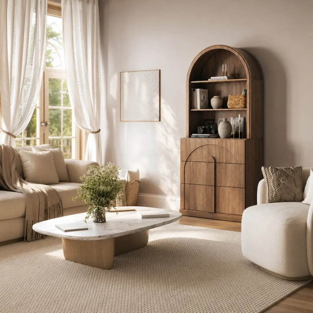 book storage in small living room