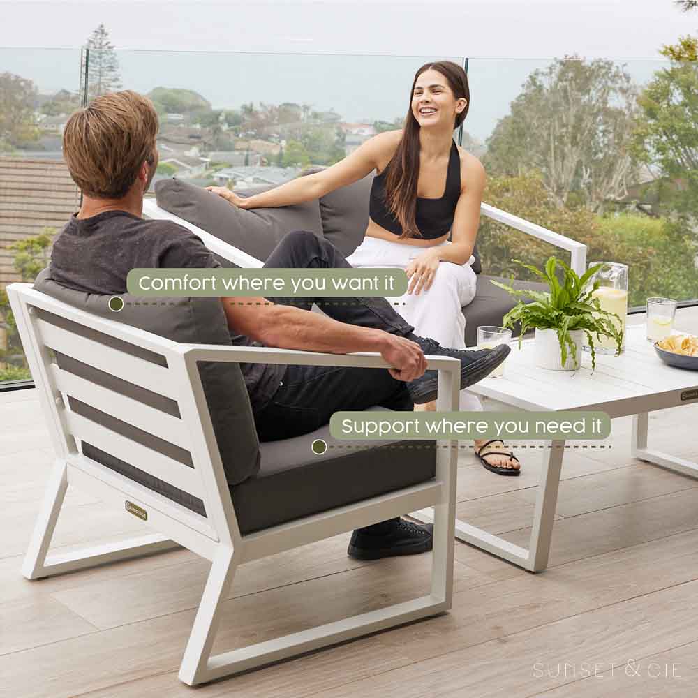Aegean aluminum sofa set