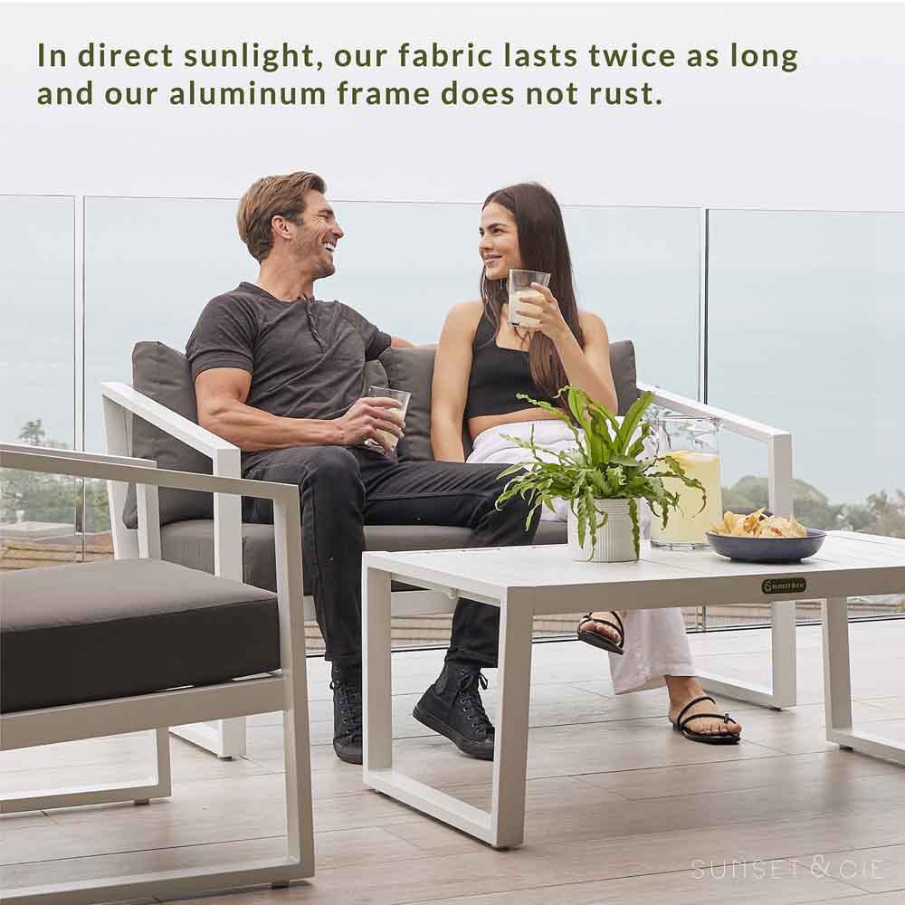 Aegean aluminum sofa set