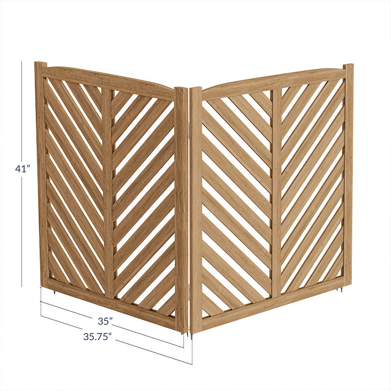 Wooden Outdoor Privacy Fence Panels