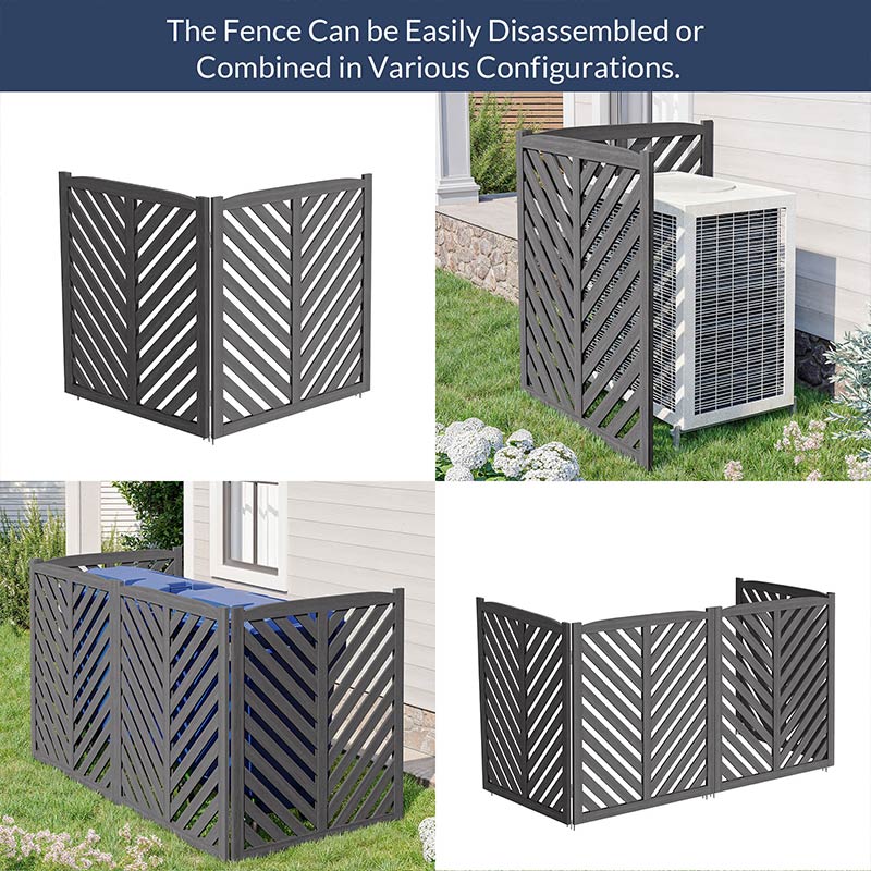 Wooden Outdoor Privacy Fence Panels