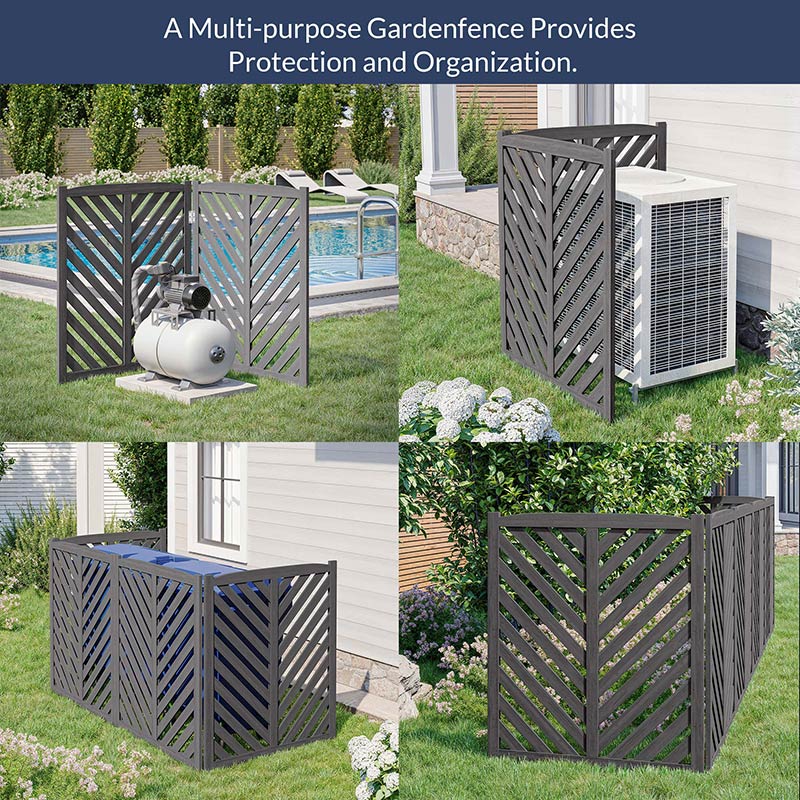 Wooden Outdoor Privacy Fence Panels