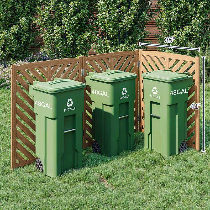 Wooden Outdoor Privacy Fence Panels