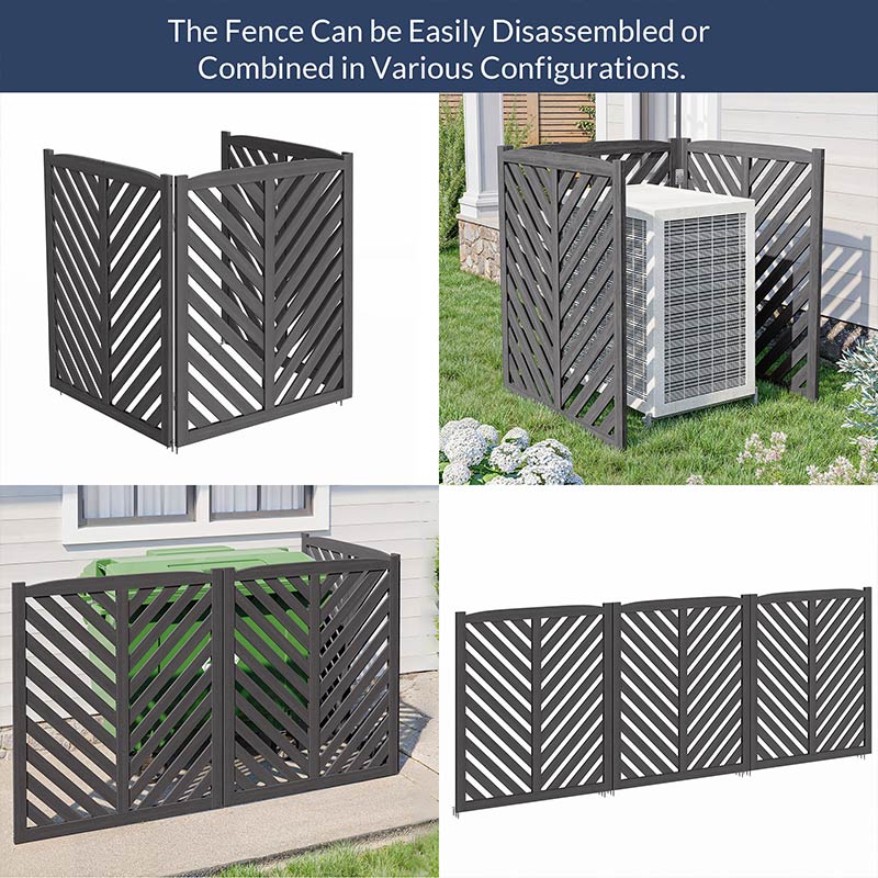 Wooden Outdoor Privacy Fence Panels