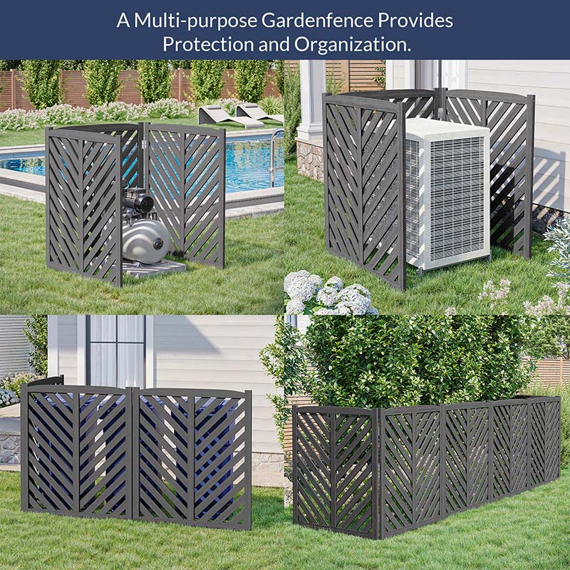 Wooden Outdoor Privacy Fence Panels