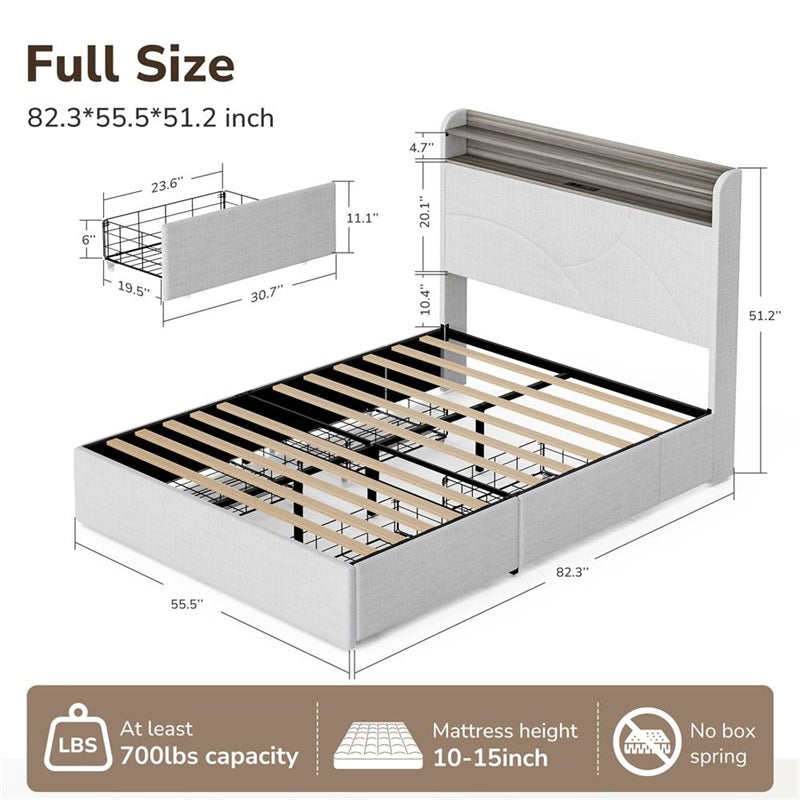 Cove Bed with Drawer