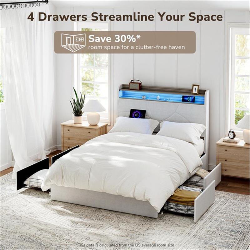 Cove Bed with Drawer