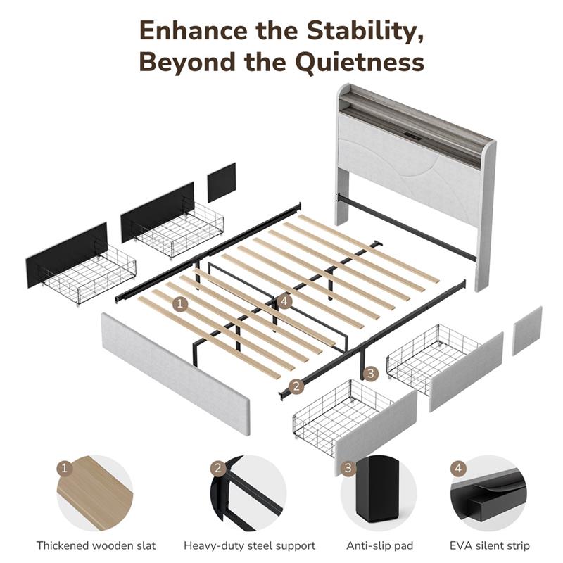 Cove Bed with Drawer