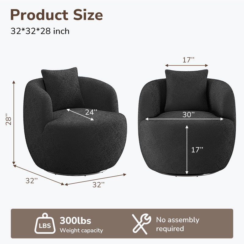 Francisco Swivel Barrel Chair