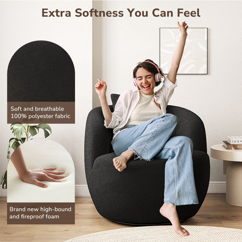 Francisco Swivel Barrel Chair