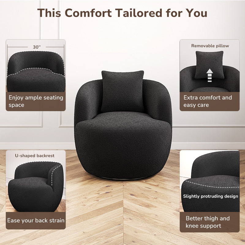 Francisco Swivel Barrel Chair
