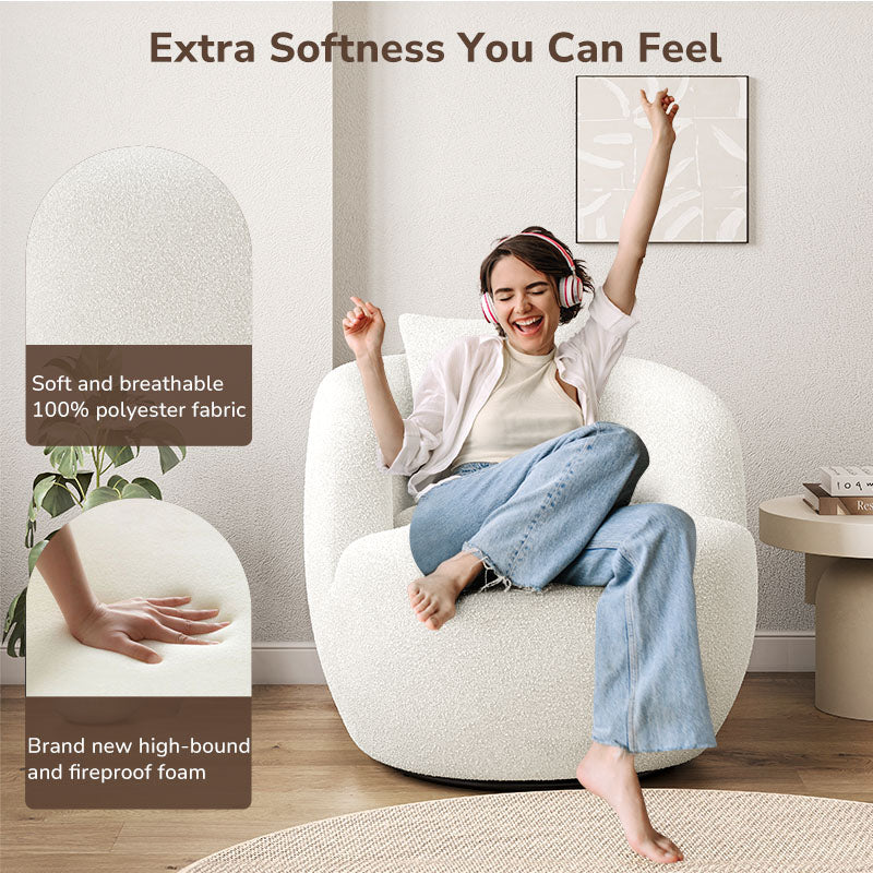 Francisco Swivel Barrel Chair