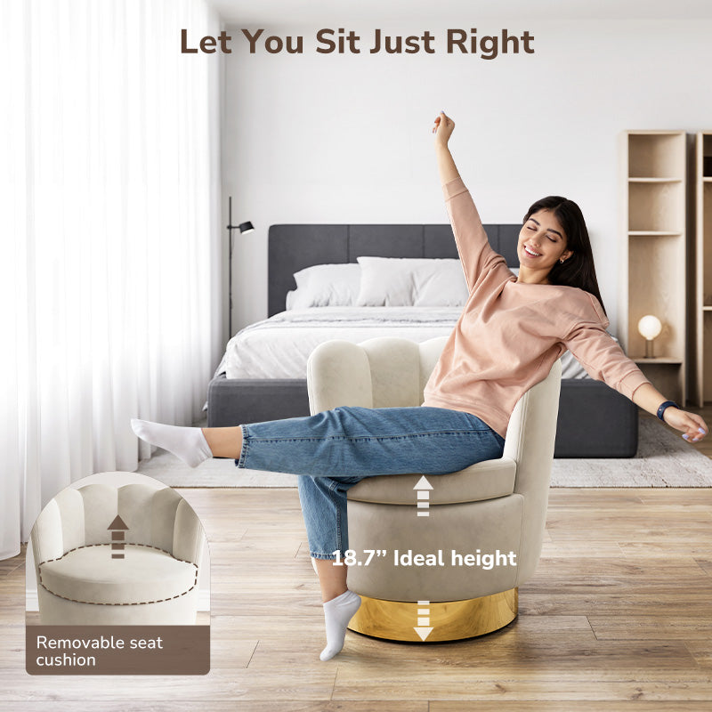 Lotus Swivel Chair