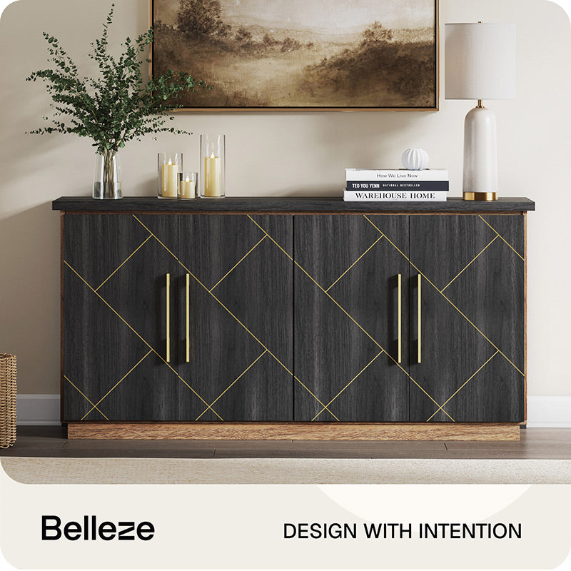 65" Sideboard Buffet Cabinet