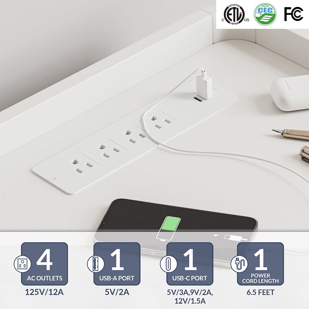 Corrigan 66" Modern TV Stand with LED Lights & Drawers