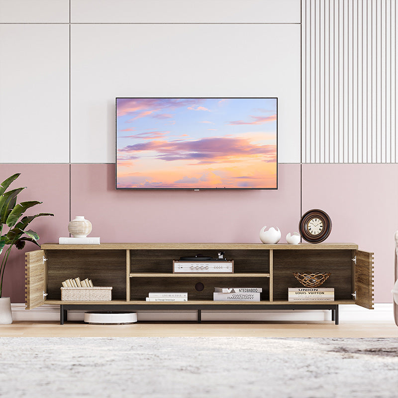 Colemen Mid Century Modern TV Stand for TVs up to 75″