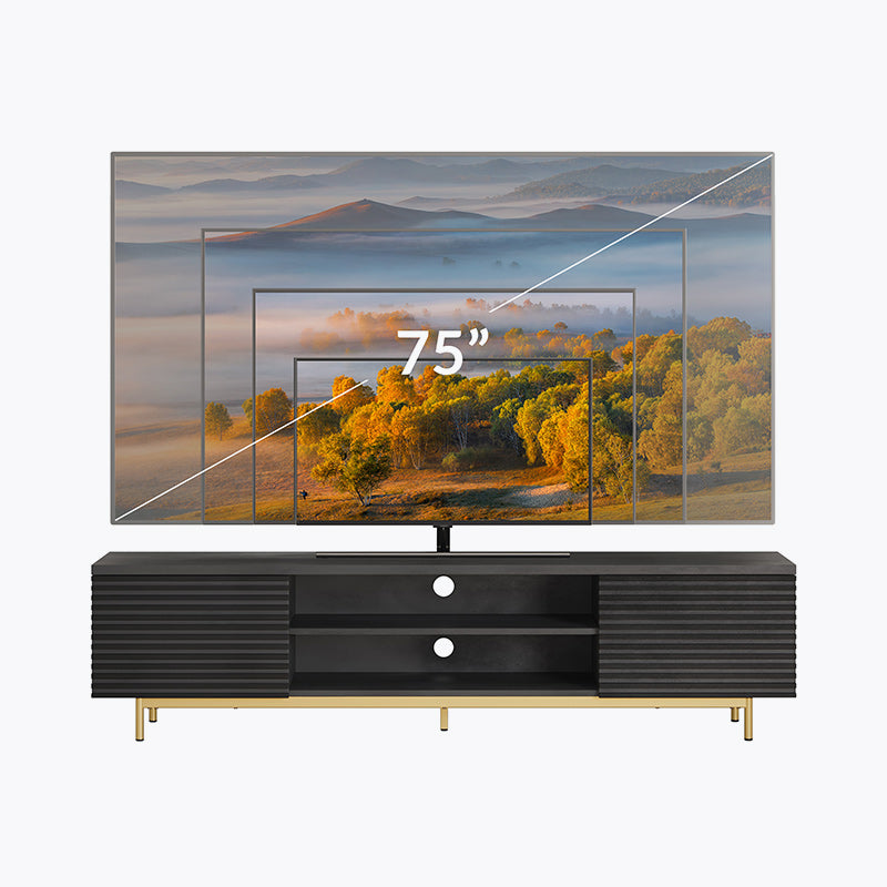 Colemen Mid Century Modern TV Stand for TVs up to 75″