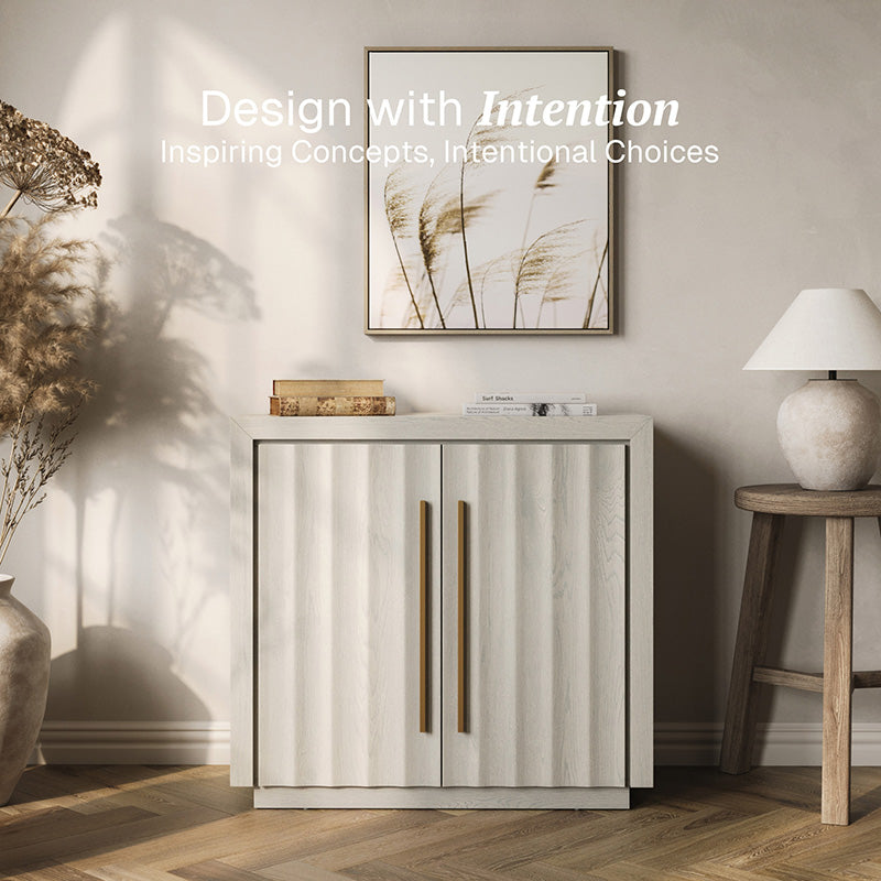 Libra Modern White Small Sideboard