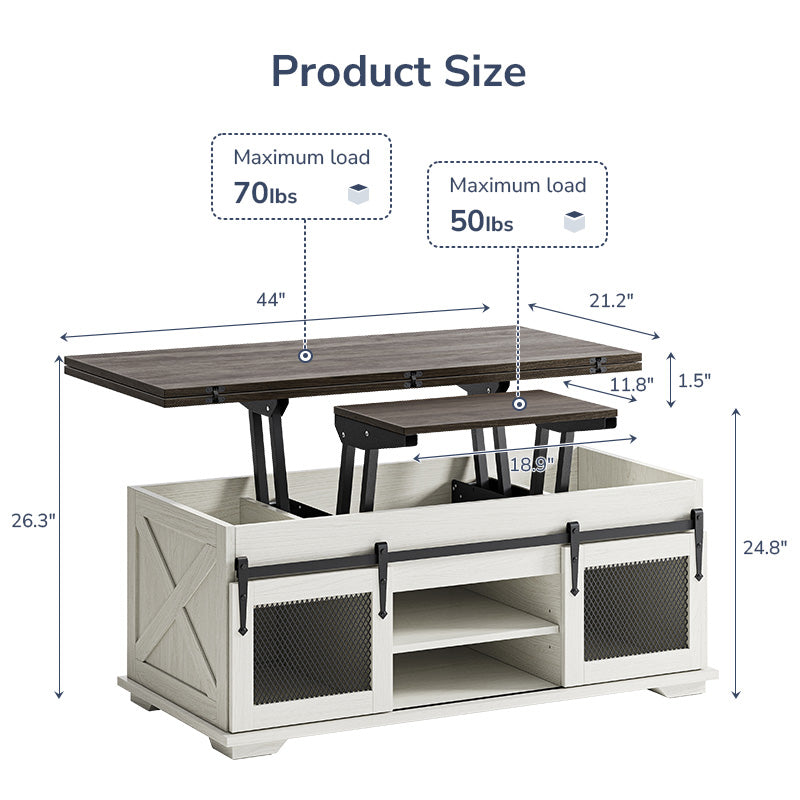 Lawson Lift Top Coffee Table