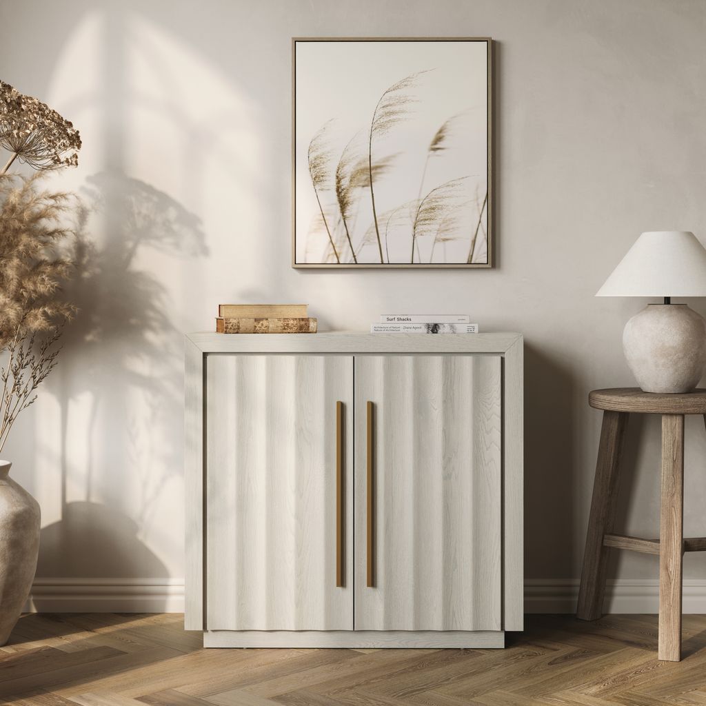 Libra Modern White Small Sideboard