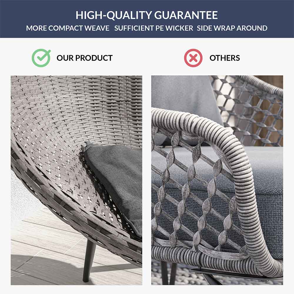 Hitia 3 Piece Patio Bistro Set
