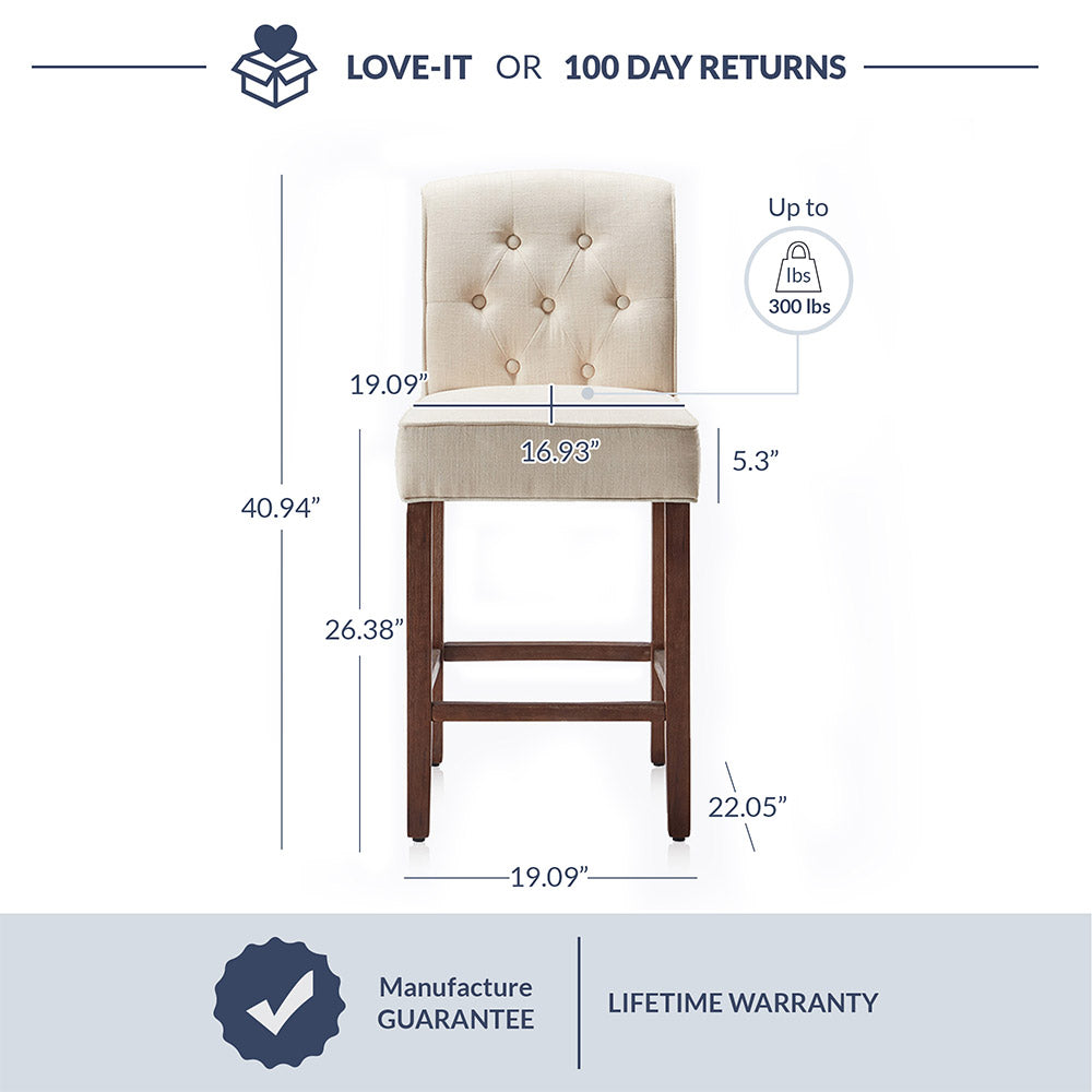 Calila Bar Stool (Set of 2)