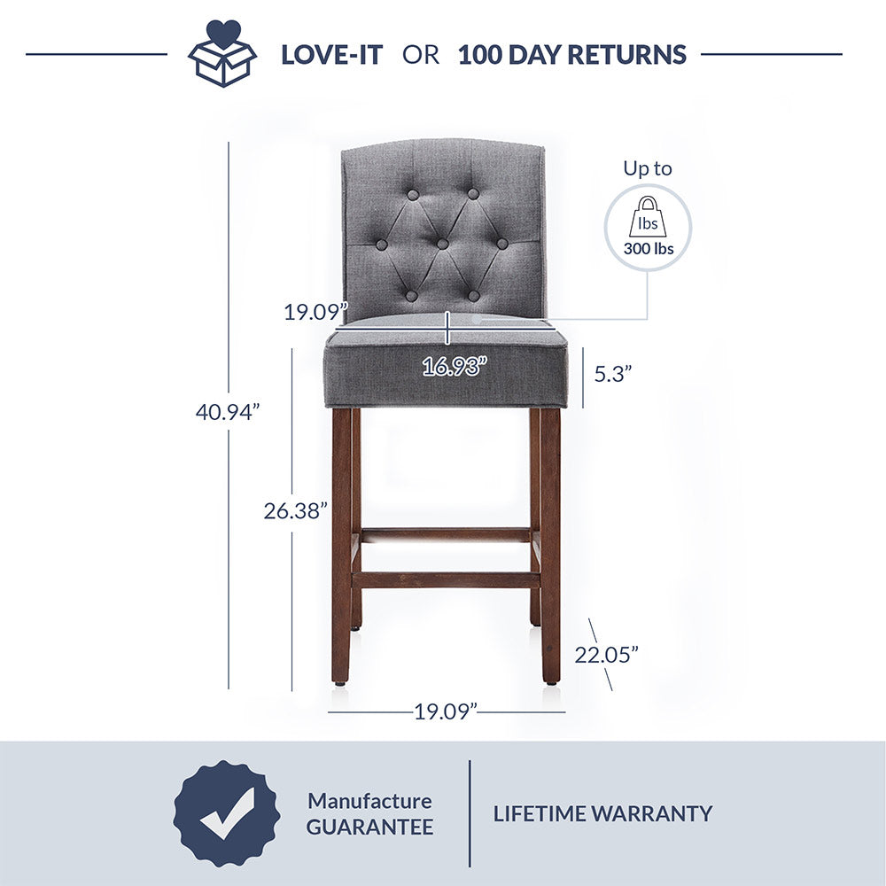 Calila Bar Stool (Set of 2)