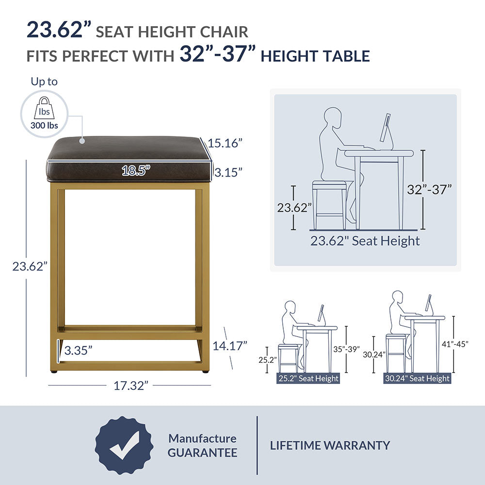 24" Bar Stools (2)