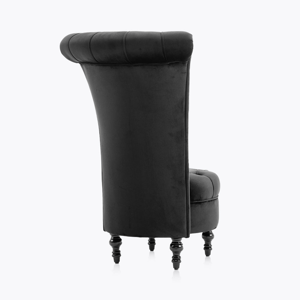 Tufted High Back Accent Chair