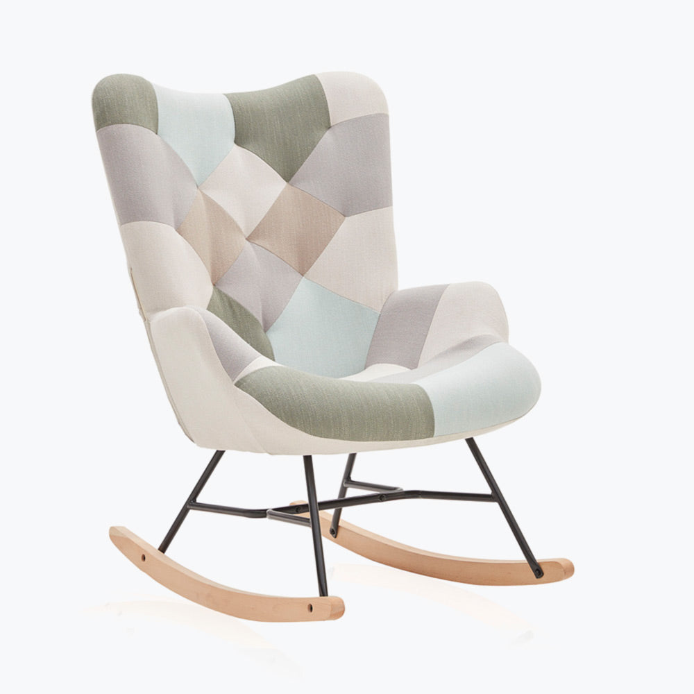 Paramount High Back Mid Century Modern Accent Chair