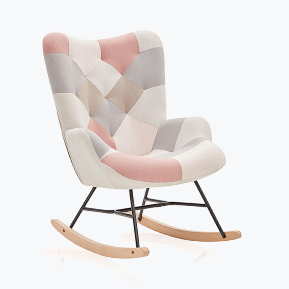 Paramount High Back Mid Century Modern Accent Chair