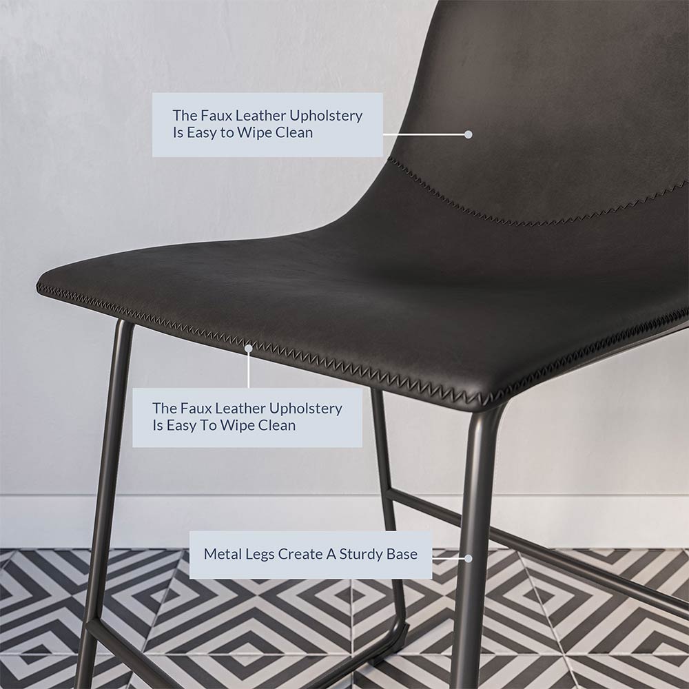 Zariah Counter Chair (Set of 2)