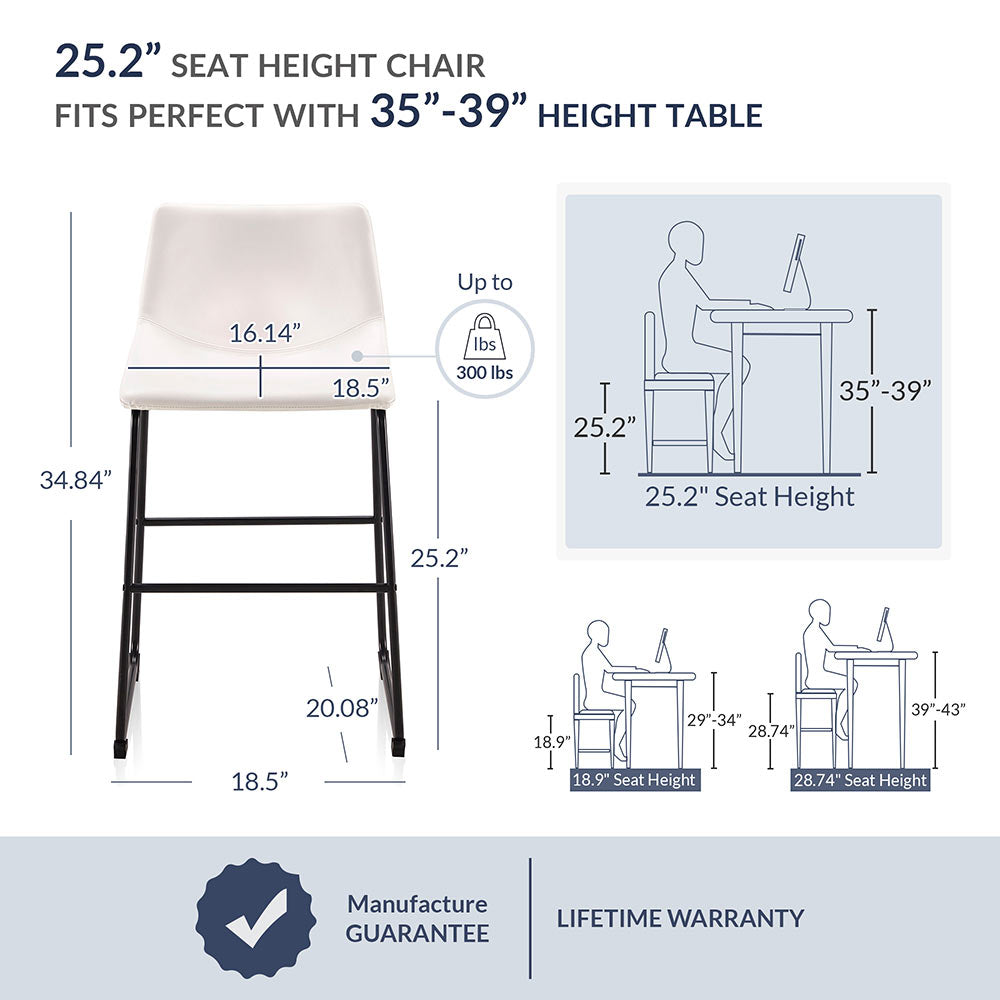 Zariah Counter Chair (Set of 2)