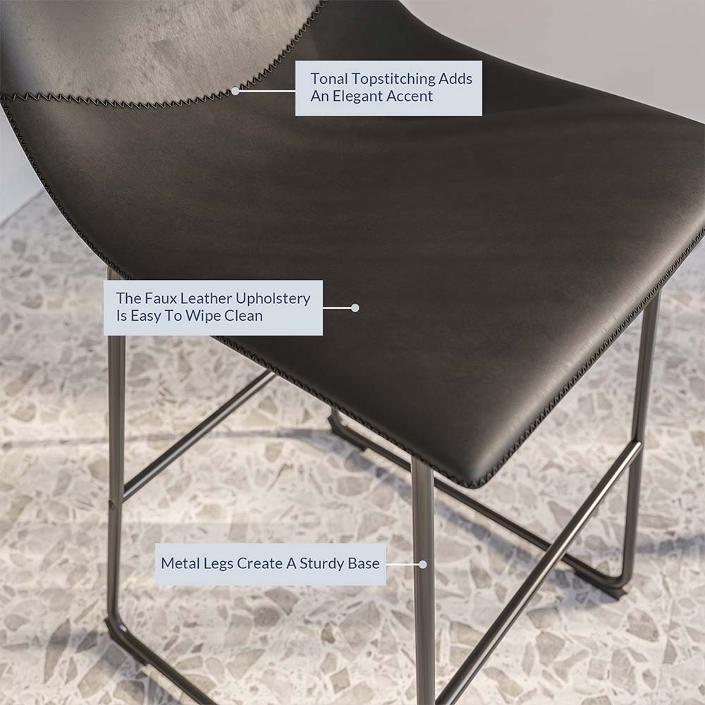 Zariah Counter Chair (Set of 2)