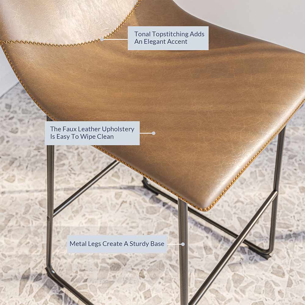 Zariah Counter Chair (Set of 2)