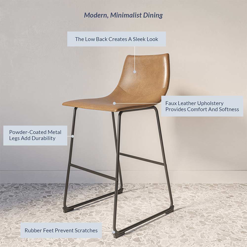 Zariah Counter Chair (Set of 2)