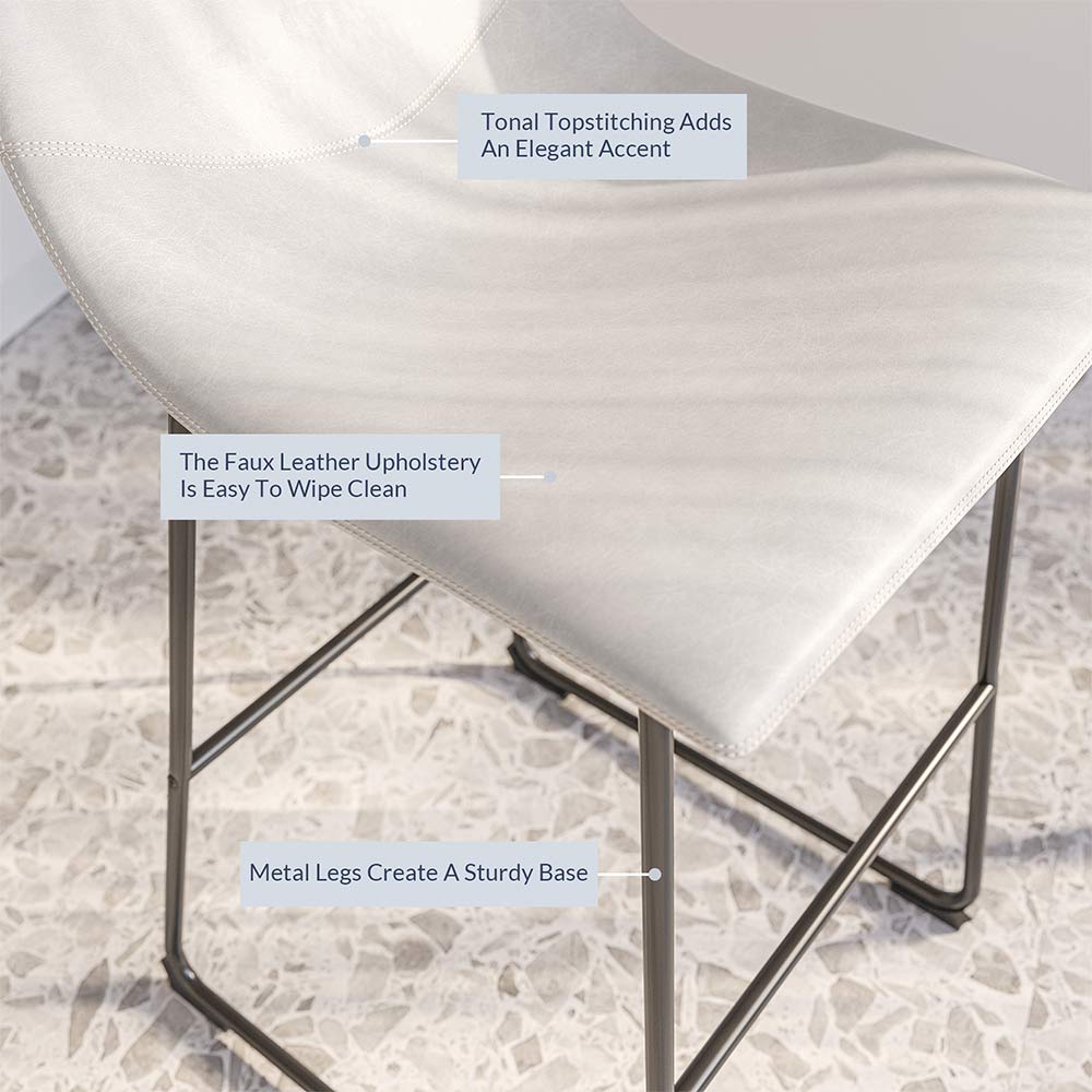Zariah Counter Chair (Set of 2)