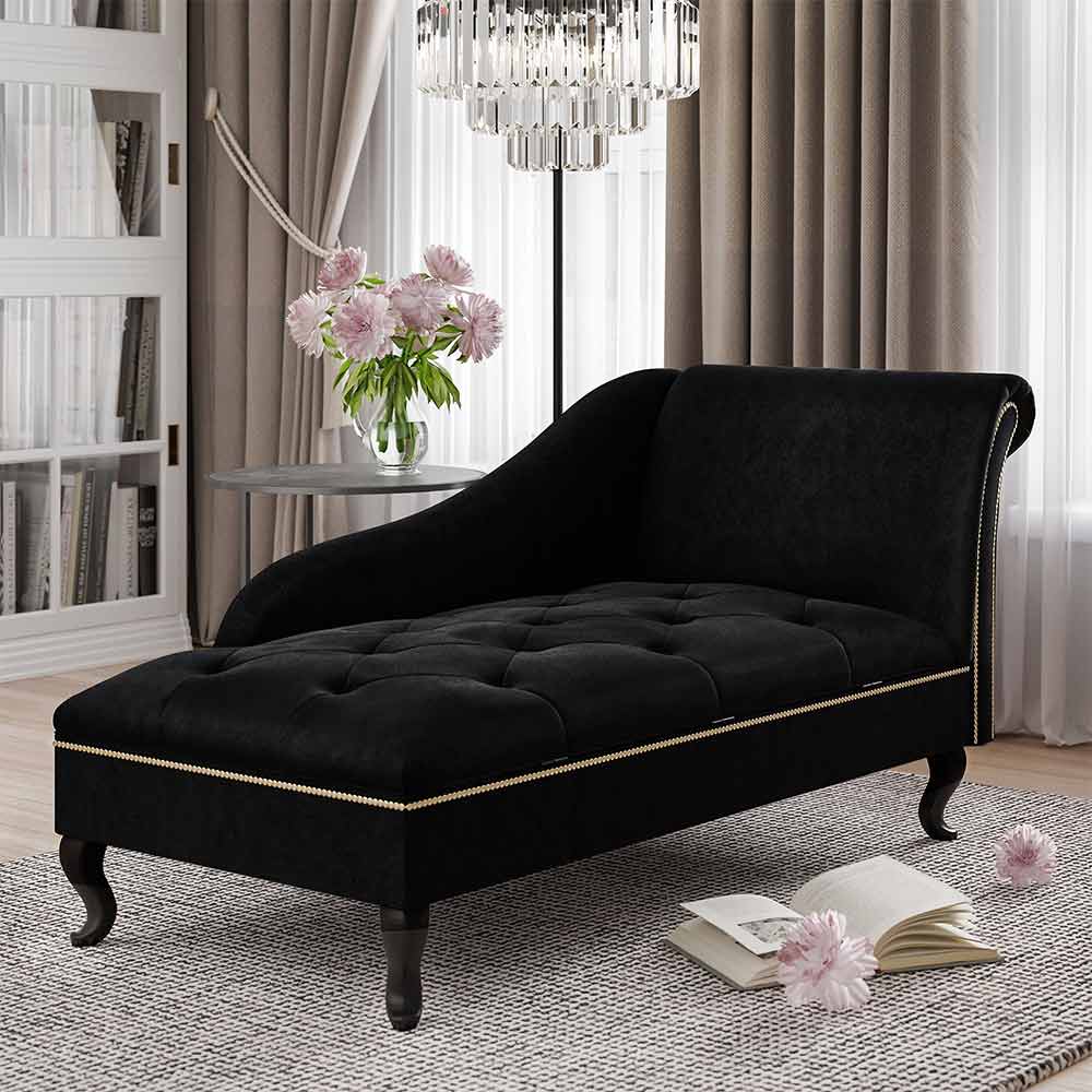Memphis Velvet Chaise Lounge