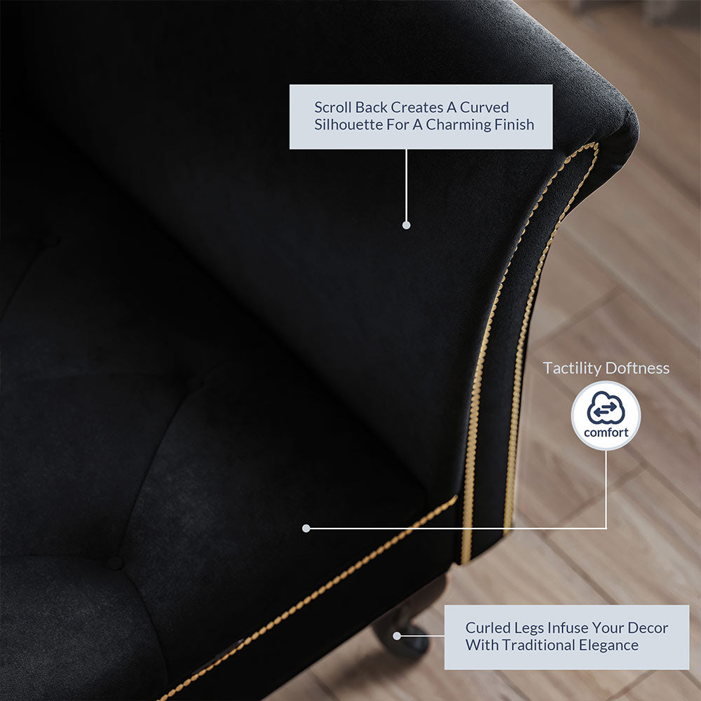 Memphis Velvet Chaise Lounge