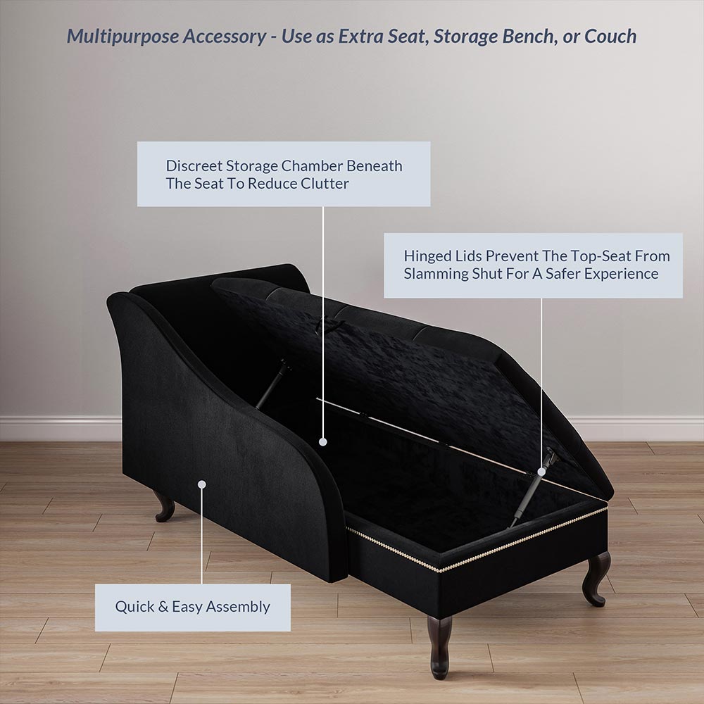 Memphis Velvet Chaise Lounge