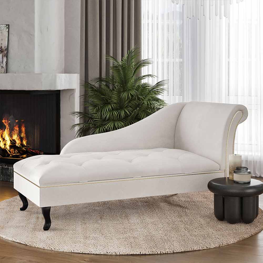Memphis Velvet Chaise Lounge